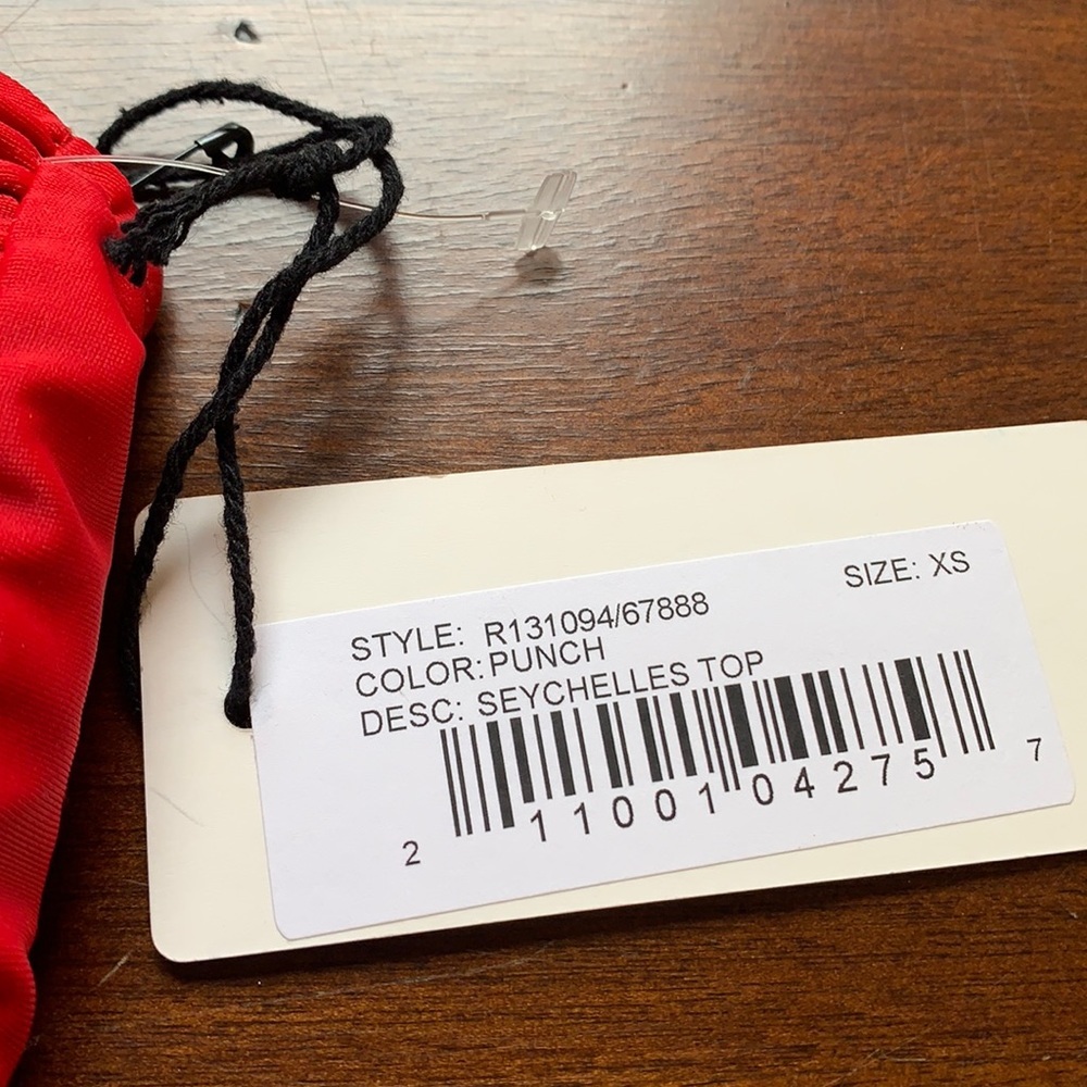 NWT Rachel Pally Seychelles‎ Bikini Top in Punch XS - Picture 7 of 8